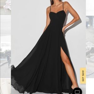 Black Cause for Commotion dress from Lulus. Size xs